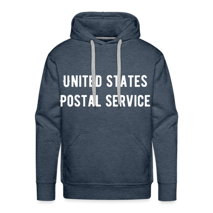 US Mail Eagle & Flag Premium Hoodie S-5XL - heather denim