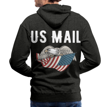 US Mail Eagle & Flag Premium Hoodie S-5XL - charcoal grey