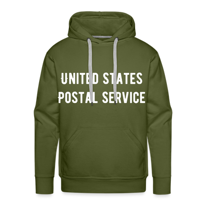 US Mail Eagle & Flag Premium Hoodie S-5XL - olive green