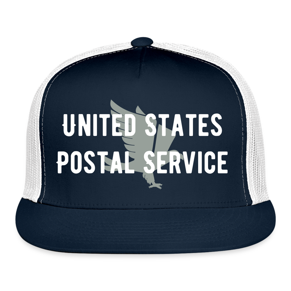USPS Eagle Trucker Cap - navy/white