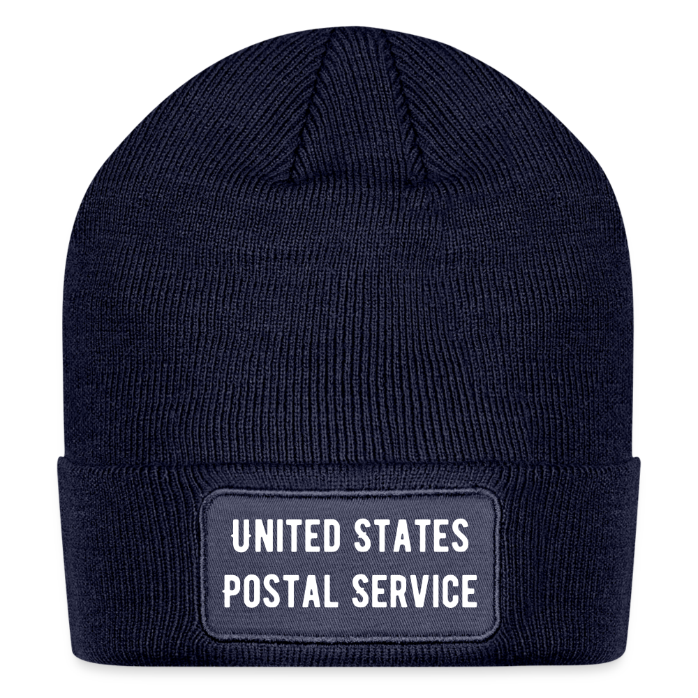 Postal Patch Beanie - navy