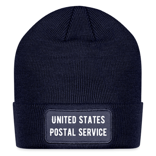 Postal Patch Beanie - navy