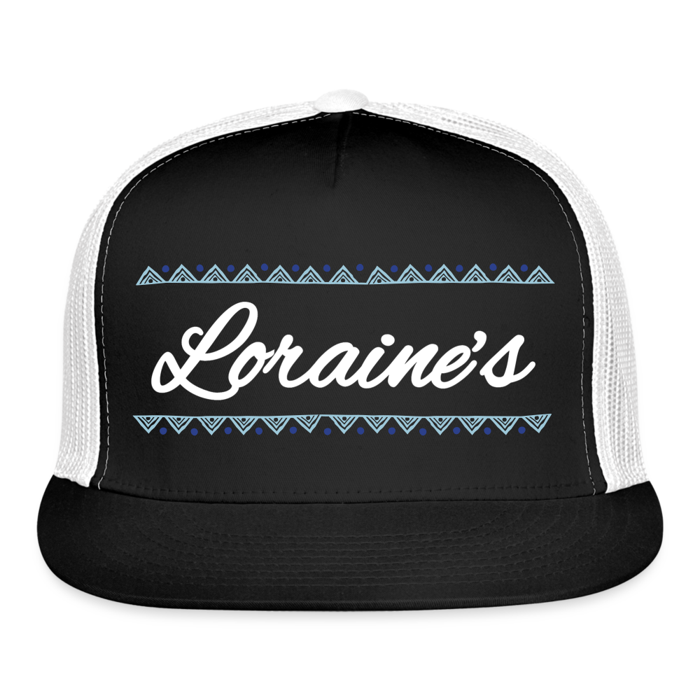 Loraine's Trucker Cap - black/white
