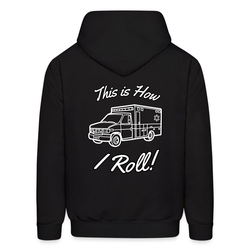 EMS How I Roll Hoodie S-5XL - black