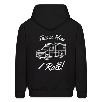 EMS How I Roll Hoodie S-5XL - black