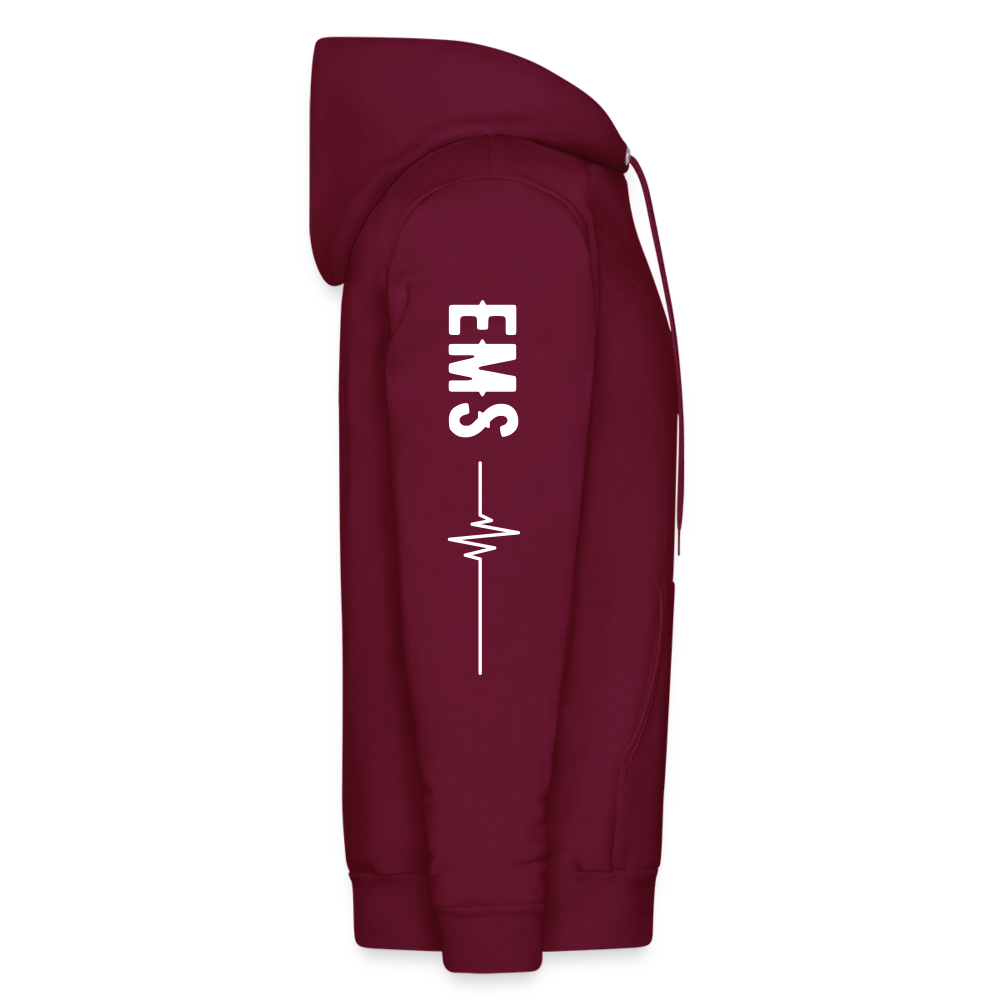 EMS How I Roll Hoodie S-5XL - burgundy