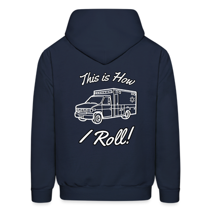 EMS How I Roll Hoodie S-5XL - navy
