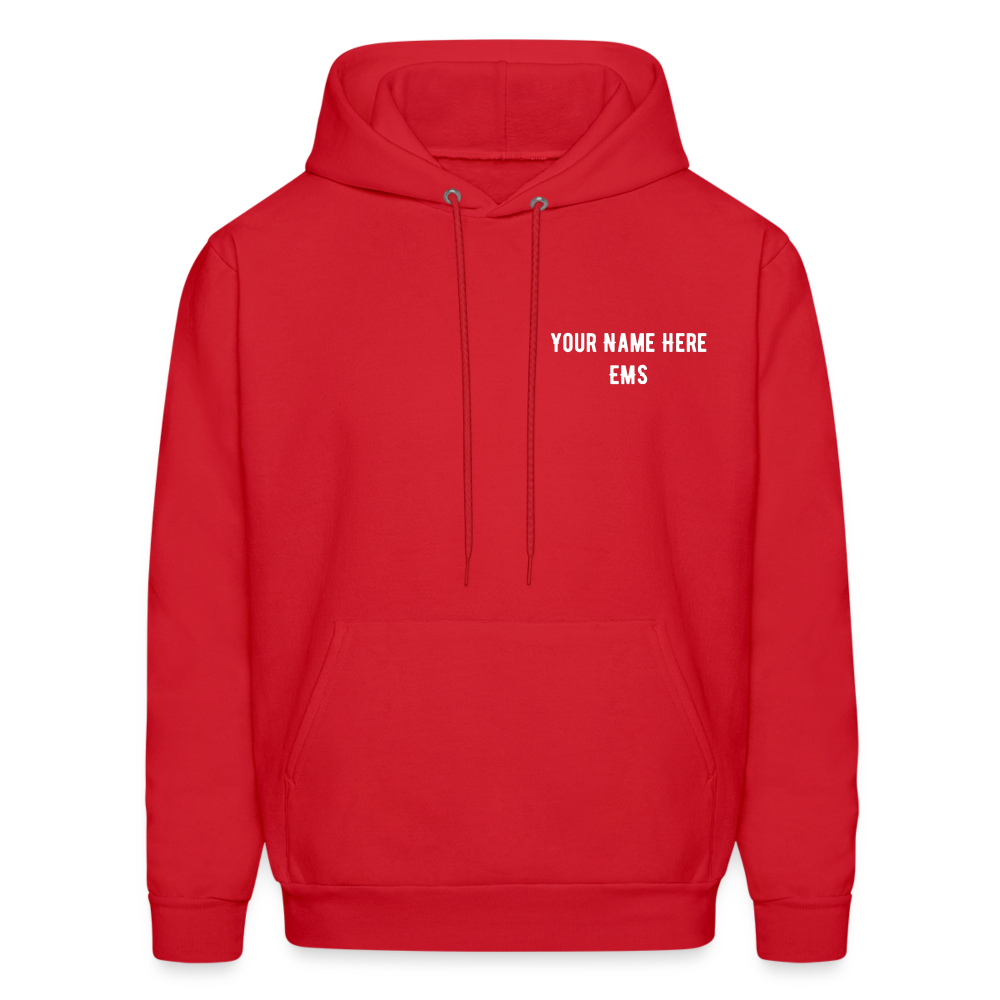 EMS How I Roll Hoodie S-5XL - red