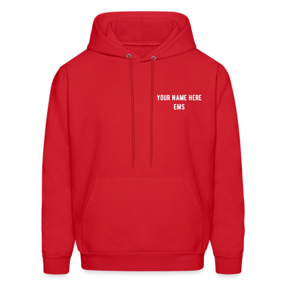 EMS How I Roll Hoodie S-5XL - red