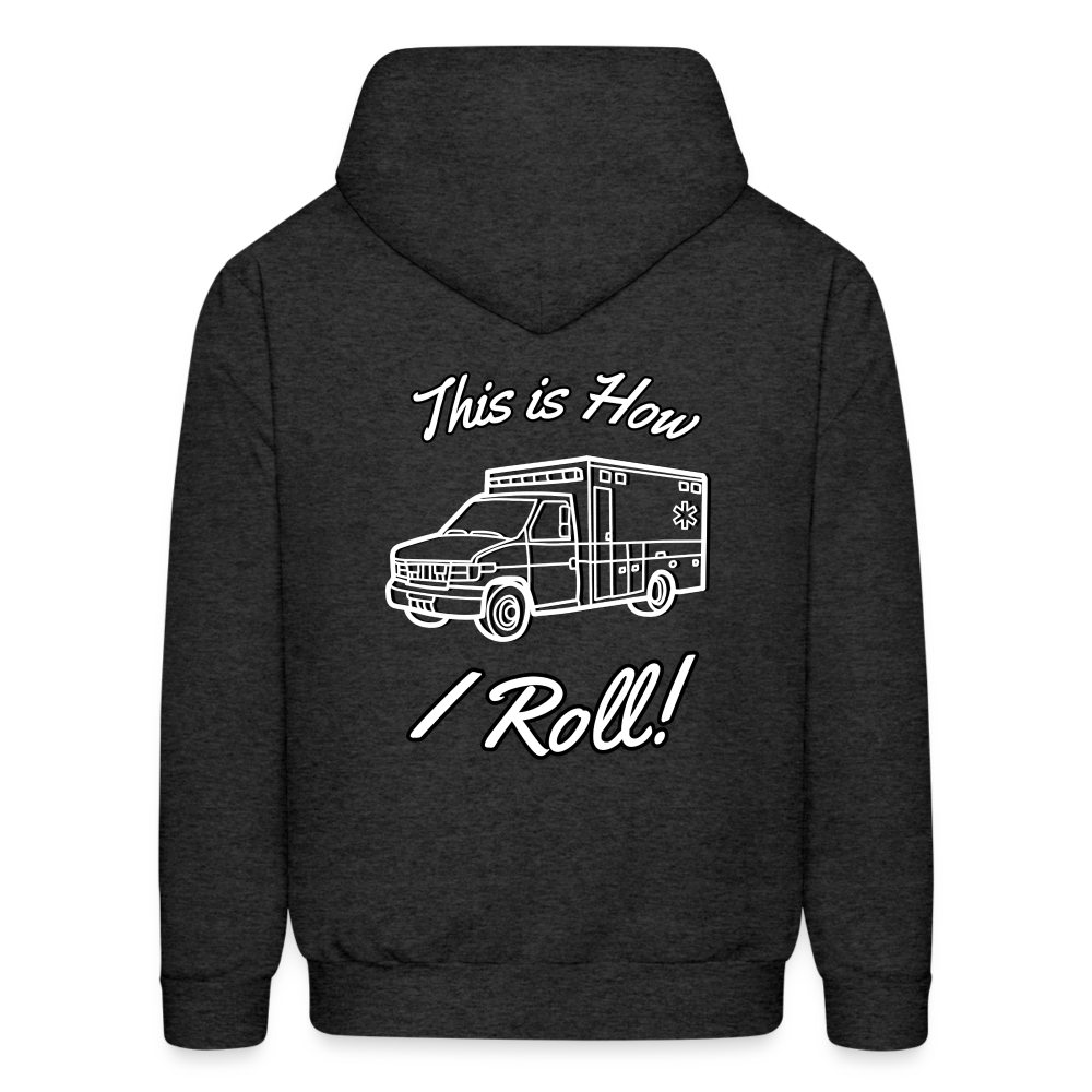 EMS How I Roll Hoodie S-5XL - charcoal grey