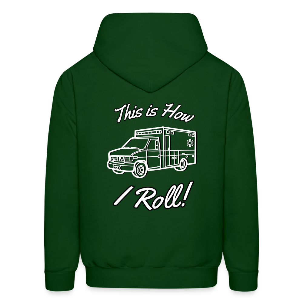 EMS How I Roll Hoodie S-5XL - forest green