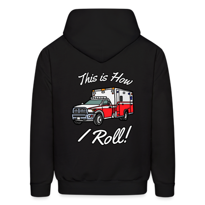EMS How I Roll Color Customizable Hoodie S-5XL - black