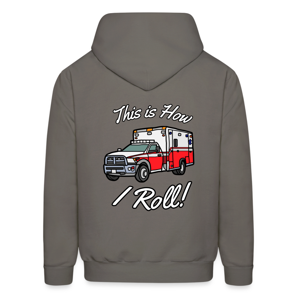 EMS How I Roll Color Customizable Hoodie S-5XL - asphalt gray