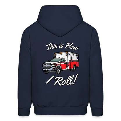 EMS How I Roll Color Customizable Hoodie S-5XL - navy