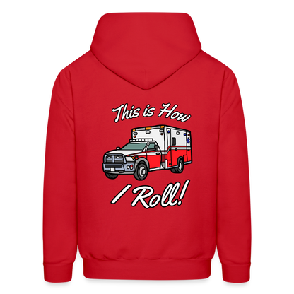 EMS How I Roll Color Customizable Hoodie S-5XL - red
