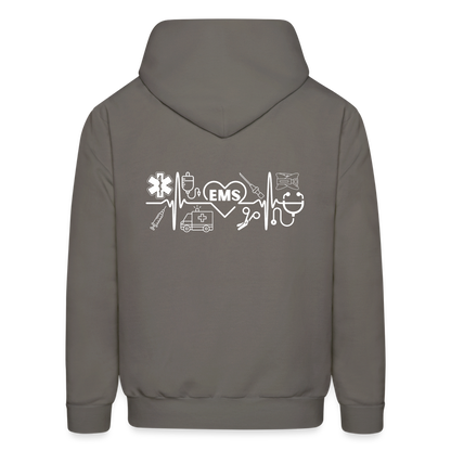 EMS Banner Customizable Hoodie S-5XL - asphalt gray