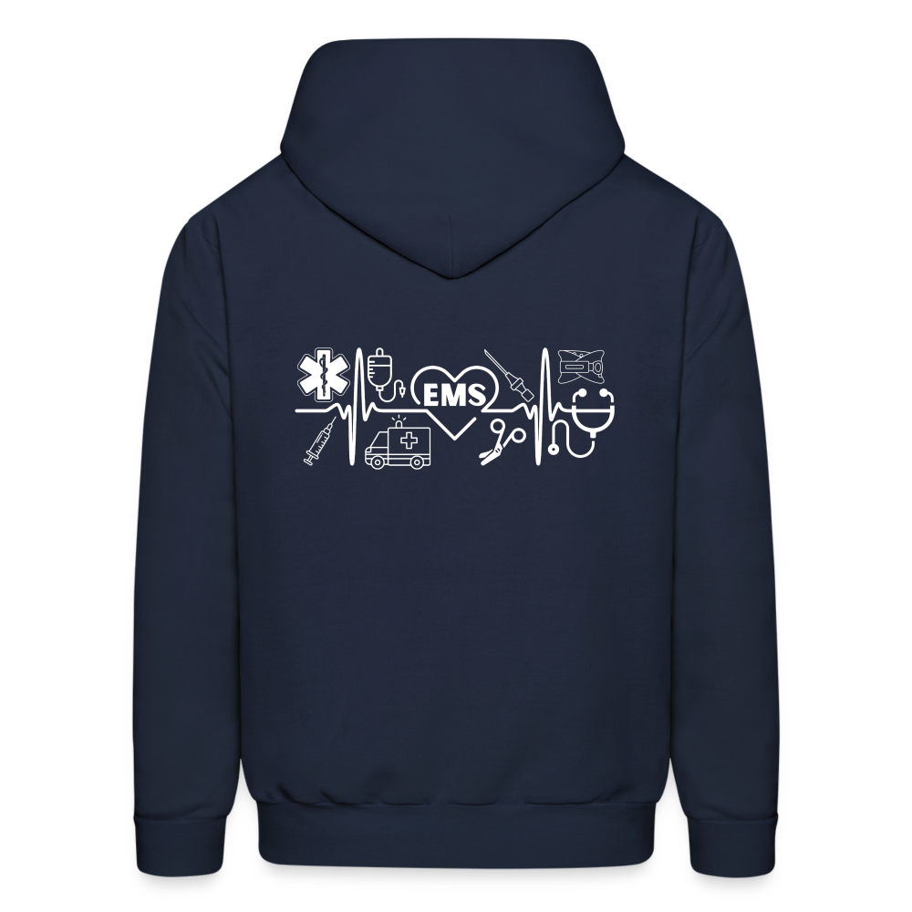 EMS Banner Customizable Hoodie S-5XL - navy