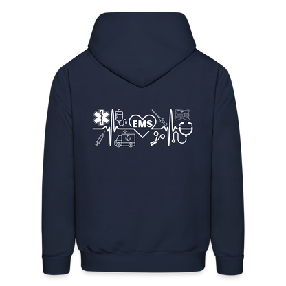 EMS Banner Customizable Hoodie S-5XL - navy