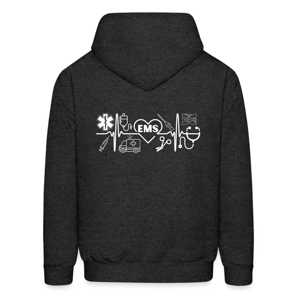 EMS Banner Customizable Hoodie S-5XL - charcoal grey