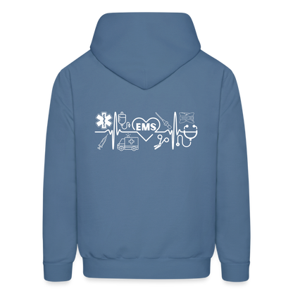 EMS Banner Customizable Hoodie S-5XL - denim blue