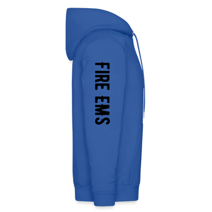 Fire EMS Customizable Hoodie - royal blue