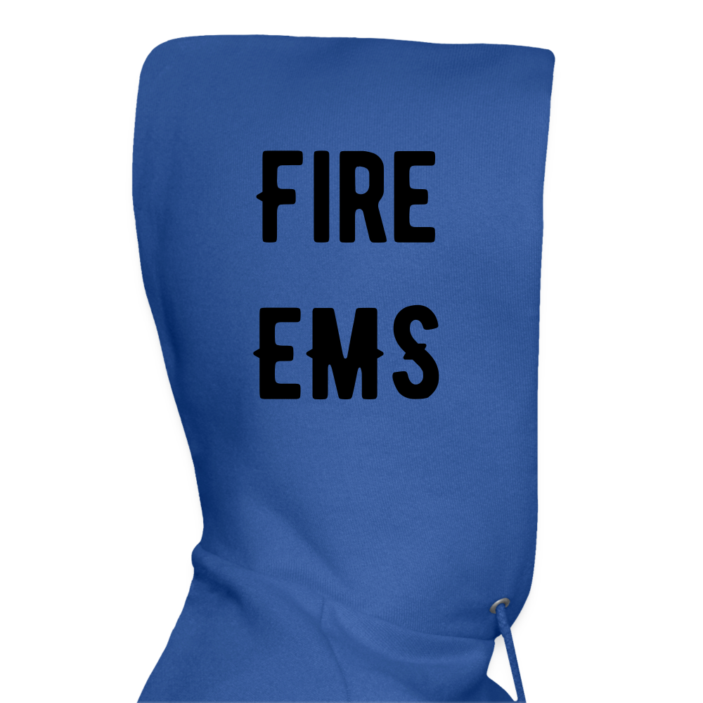 Fire EMS Customizable Hoodie - royal blue