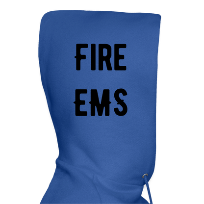 Fire EMS Customizable Hoodie - royal blue