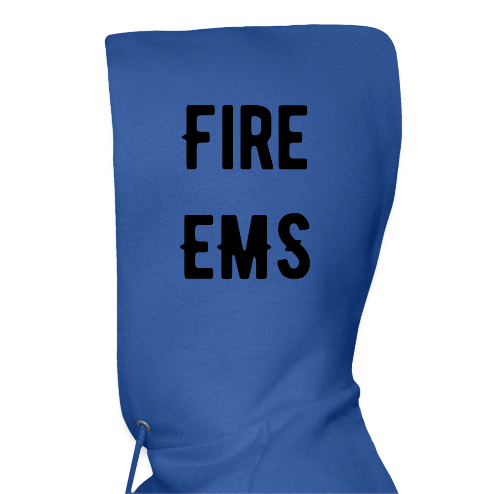 Fire EMS Customizable Hoodie - royal blue