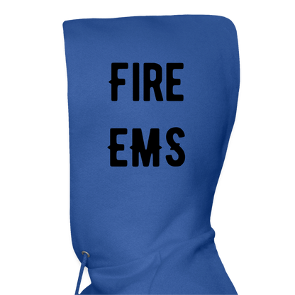 Fire EMS Customizable Hoodie - royal blue