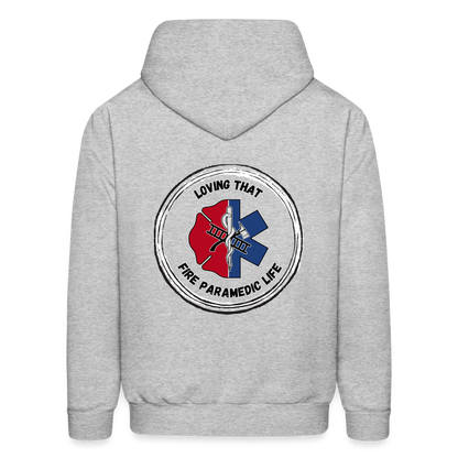 Fire EMS Customizable Hoodie - heather gray