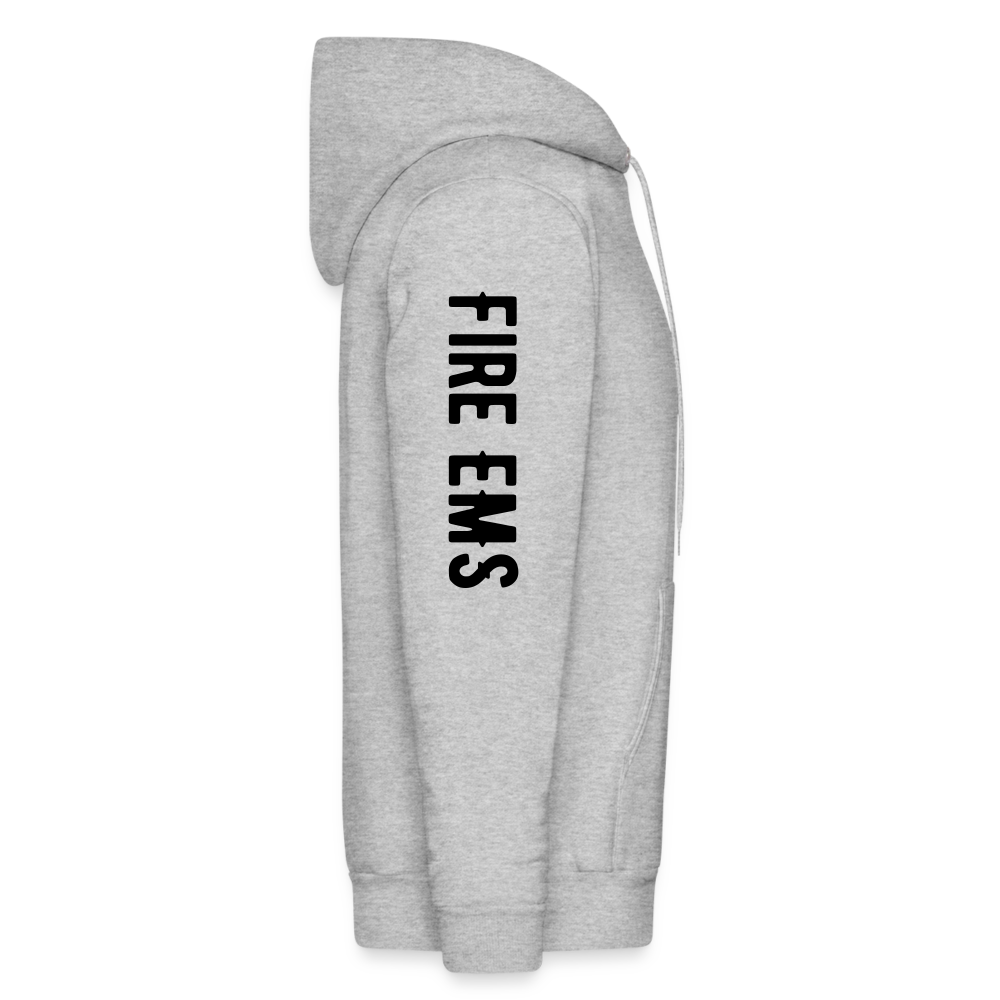 Fire EMS Customizable Hoodie - heather gray