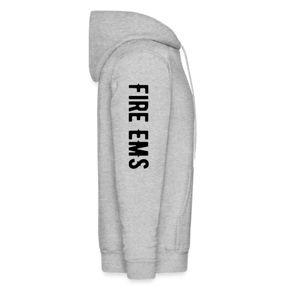 Fire EMS Customizable Hoodie - heather gray