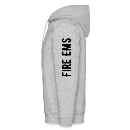 Fire EMS Customizable Hoodie - heather gray