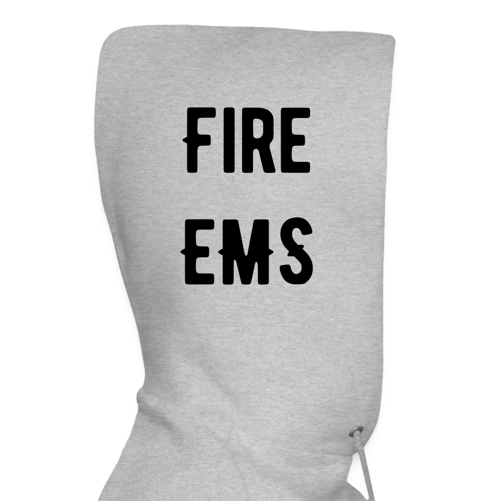 Fire EMS Customizable Hoodie - heather gray