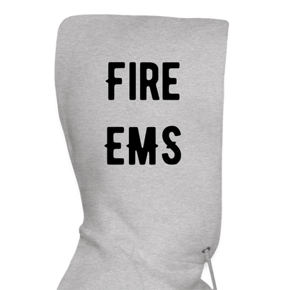Fire EMS Customizable Hoodie - heather gray