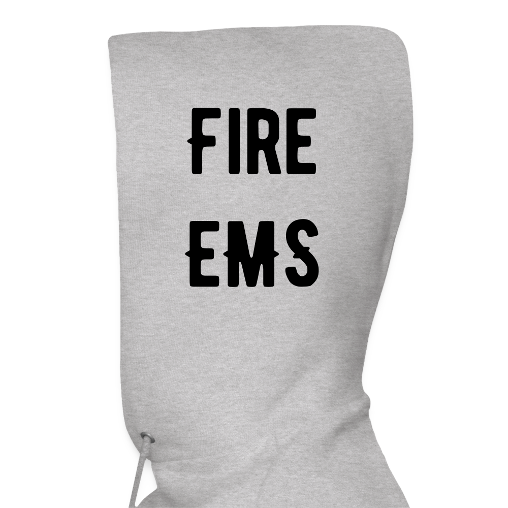 Fire EMS Customizable Hoodie - heather gray
