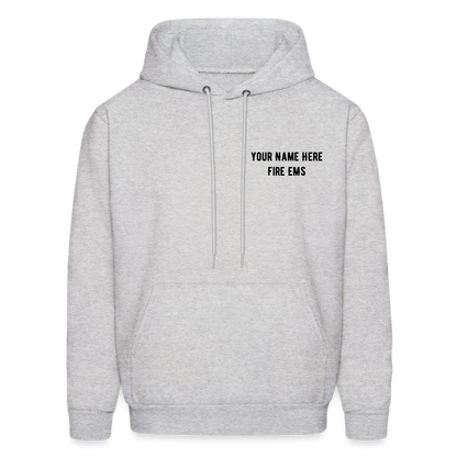 Fire EMS Customizable Hoodie - ash 