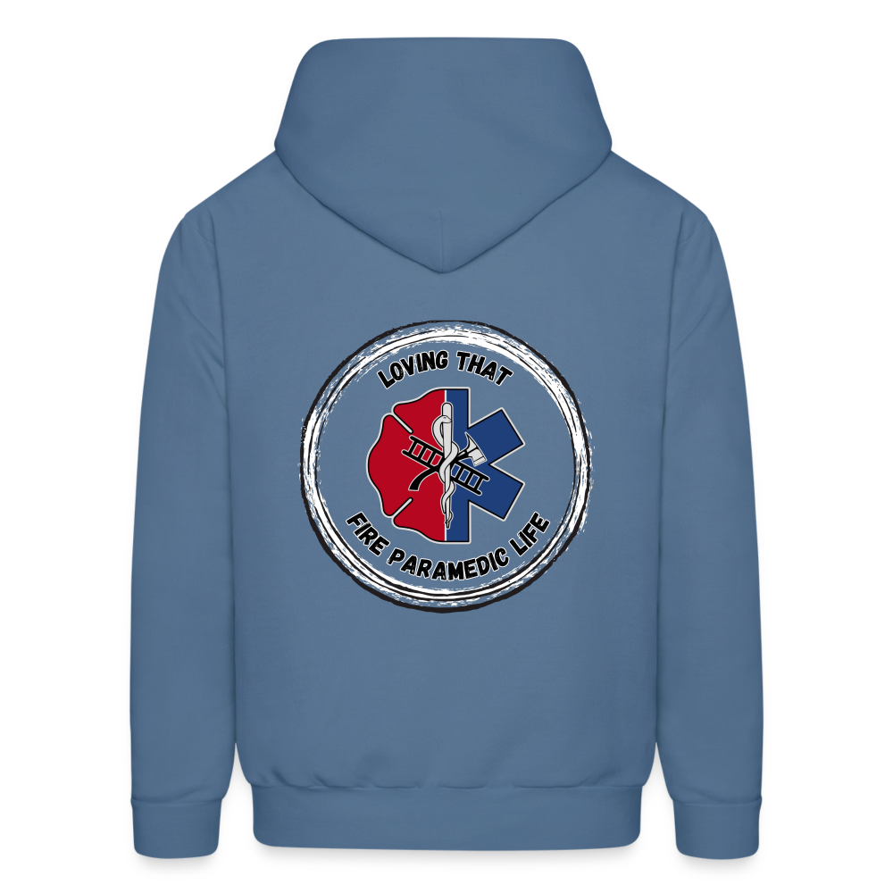 Fire EMS Customizable Hoodie - denim blue