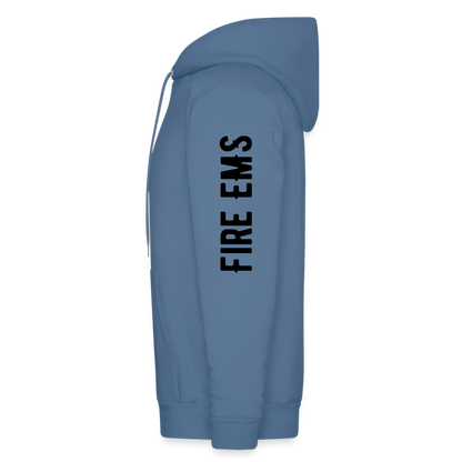 Fire EMS Customizable Hoodie - denim blue
