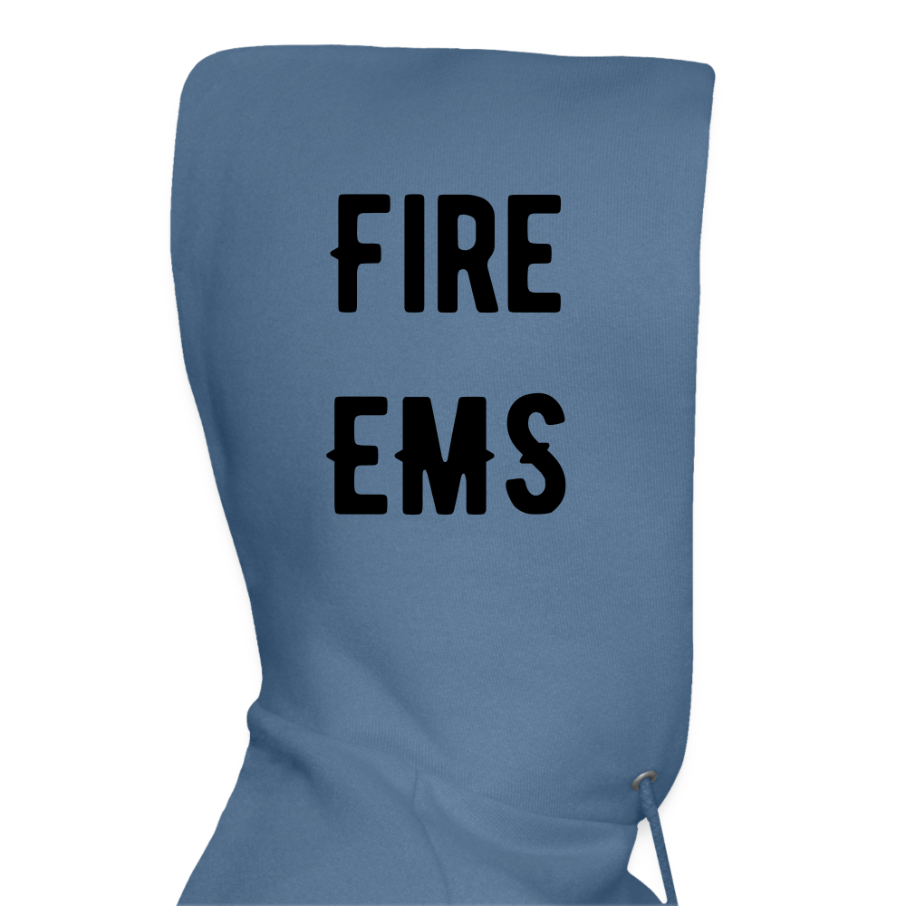 Fire EMS Customizable Hoodie - denim blue