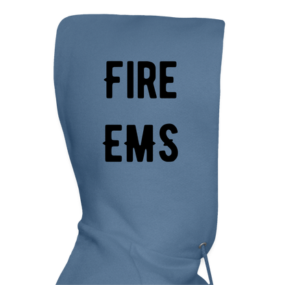 Fire EMS Customizable Hoodie - denim blue