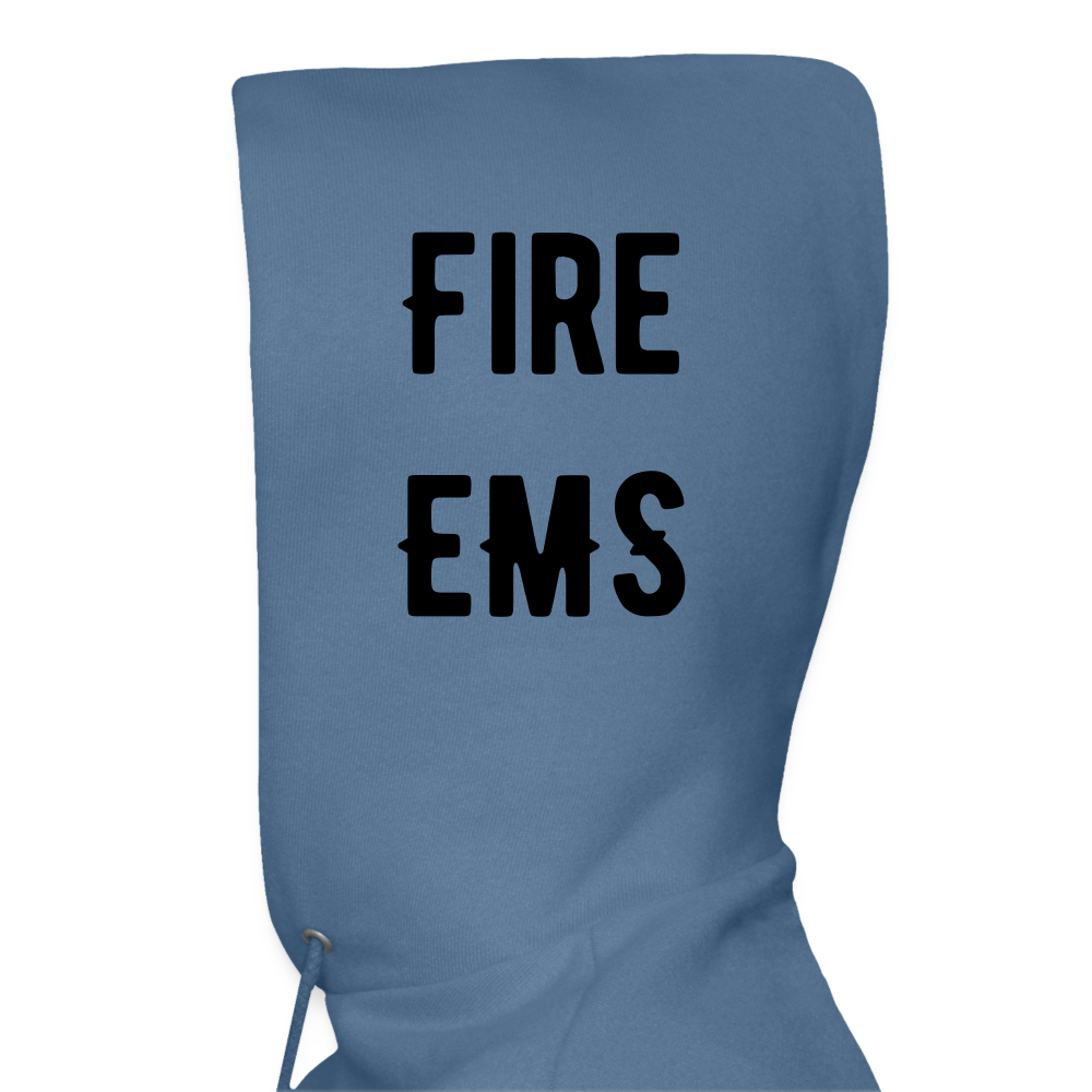 Fire EMS Customizable Hoodie - denim blue