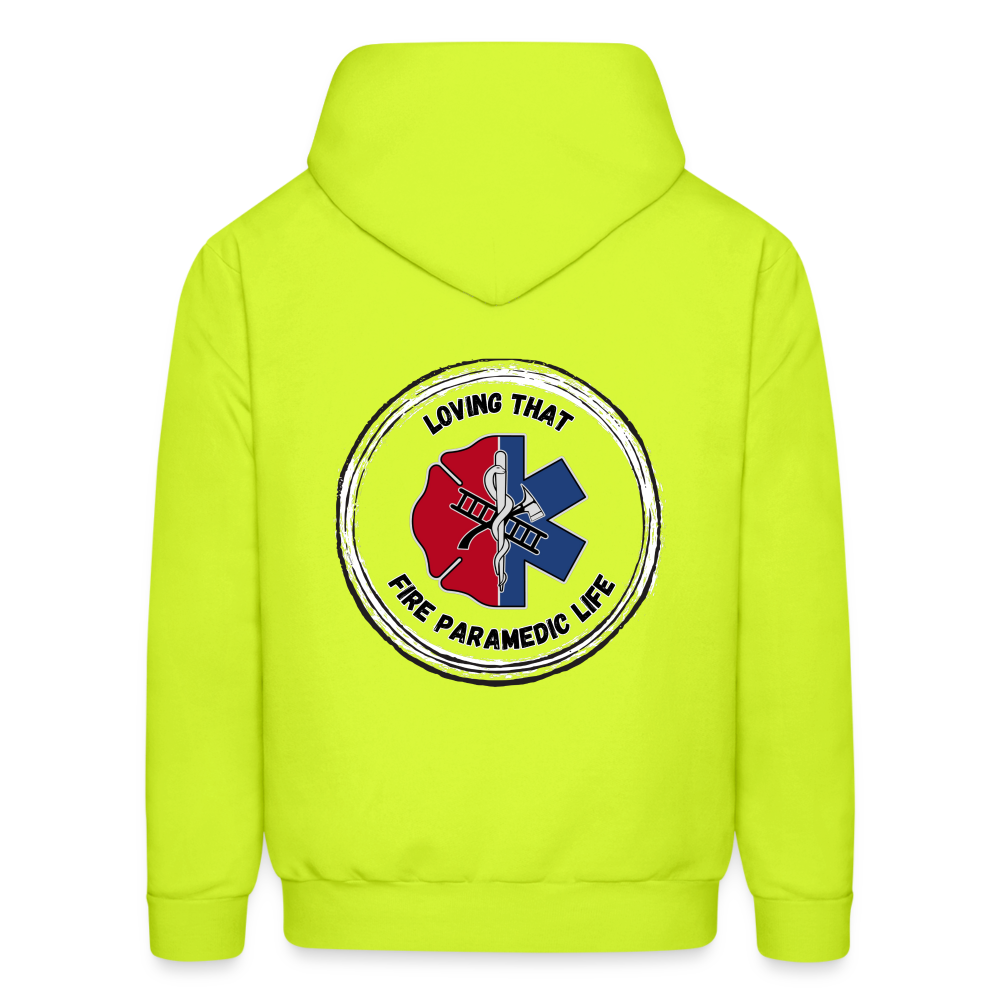 Fire EMS Customizable Hoodie - safety green