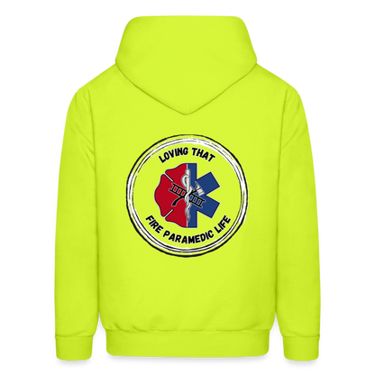 Fire EMS Customizable Hoodie - safety green