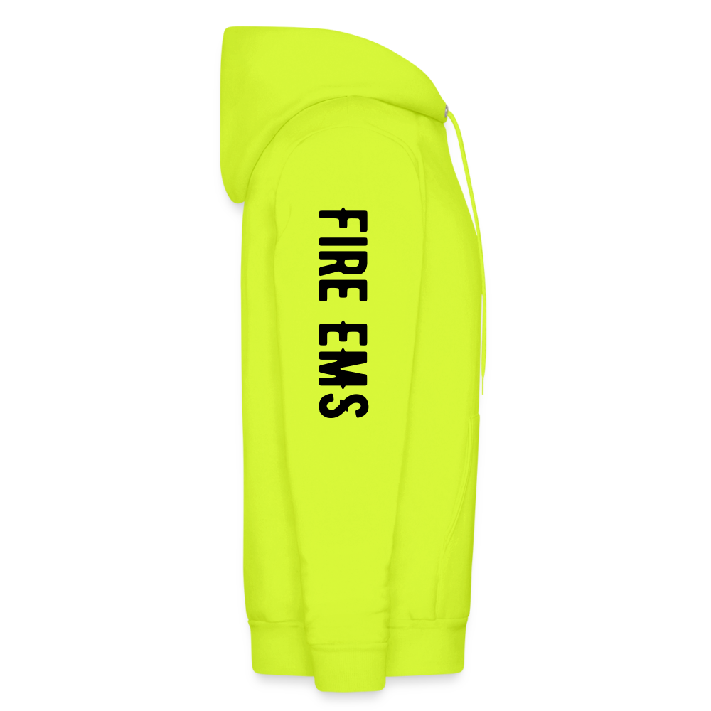 Fire EMS Customizable Hoodie - safety green