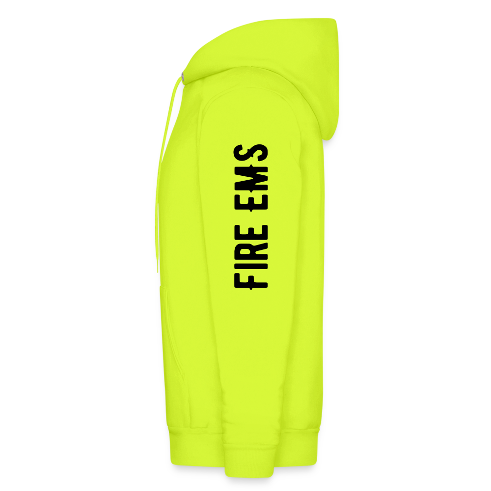 Fire EMS Customizable Hoodie - safety green