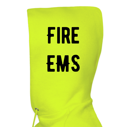 Fire EMS Customizable Hoodie - safety green