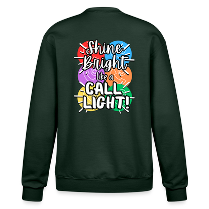 RN Call Light Customizable Sweatshirt - Dark Green