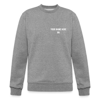 RN Call Light Customizable Sweatshirt - heather gray