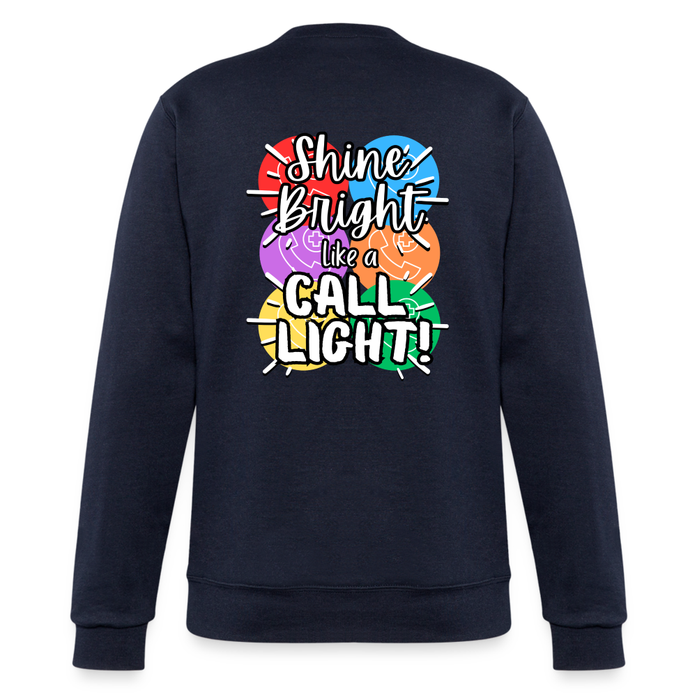 RN Call Light Customizable Sweatshirt - navy